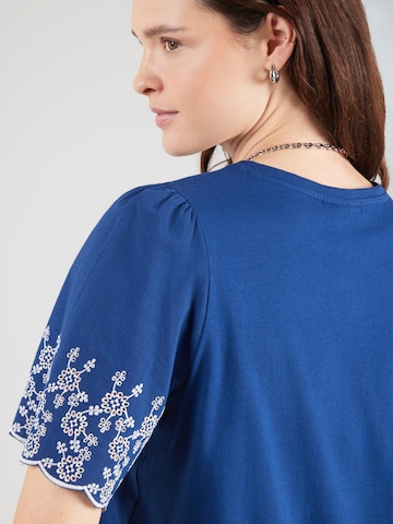 ONLY Carmakoma - Camiseta 'CARDREAM' en azul