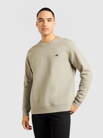 Sweat de sport ADIDAS PERFORMANCE en gris : devant
