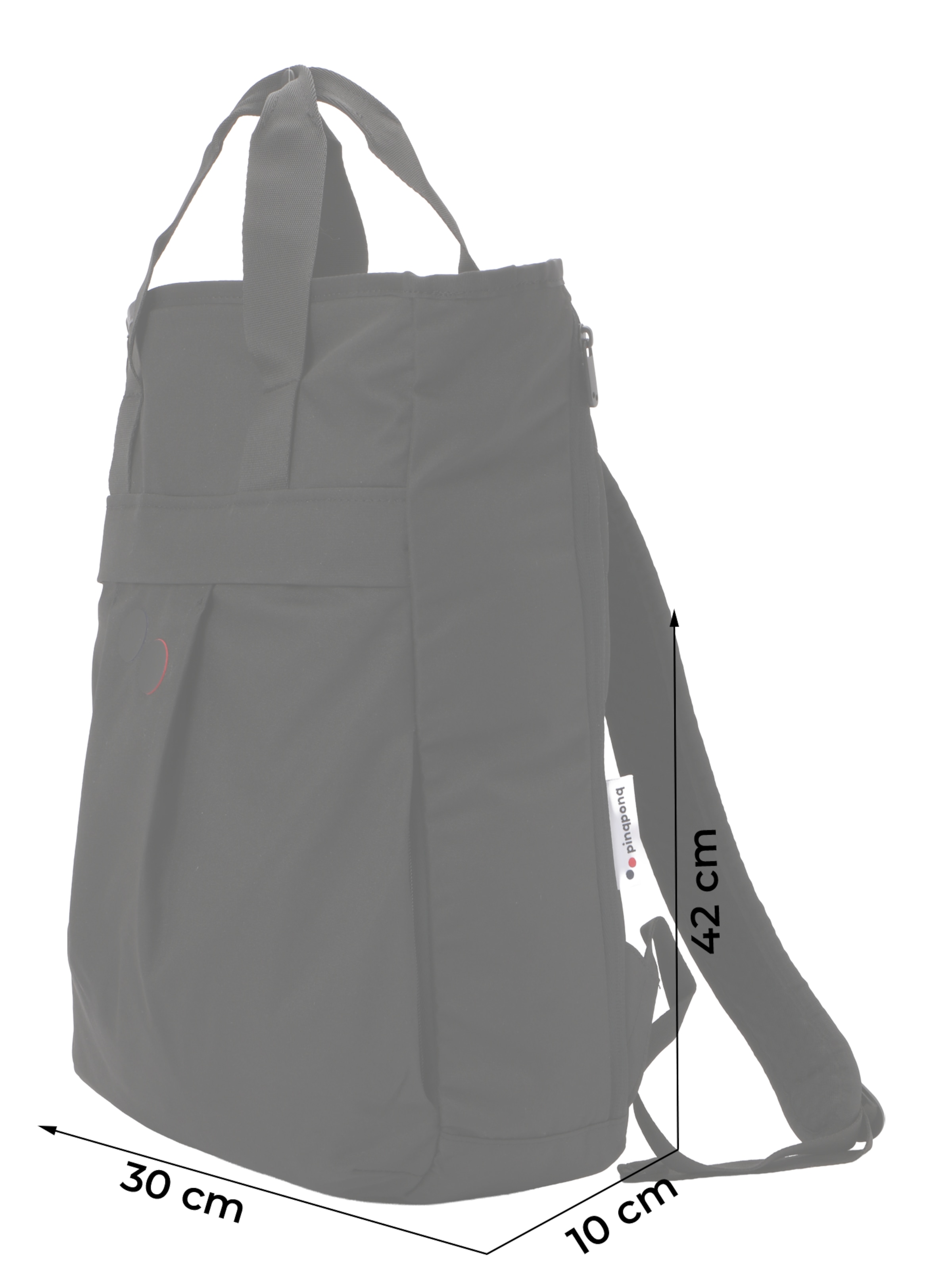 pinqponq Backpack 'KOMO' in Black