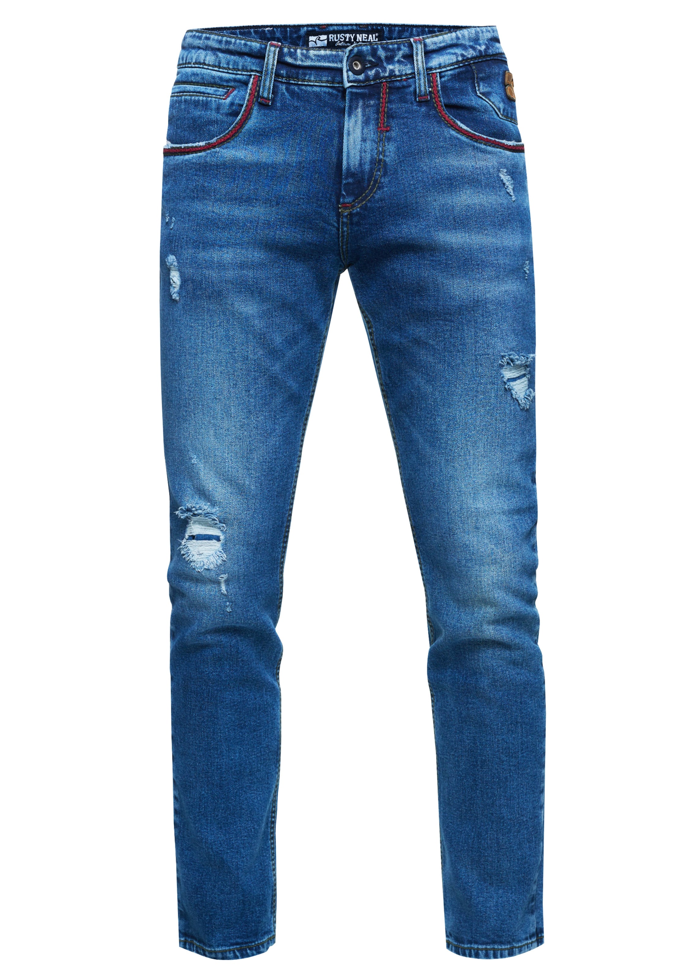 Rusty Neal Regular Jeans 'MINO' in Blauw: voorkant