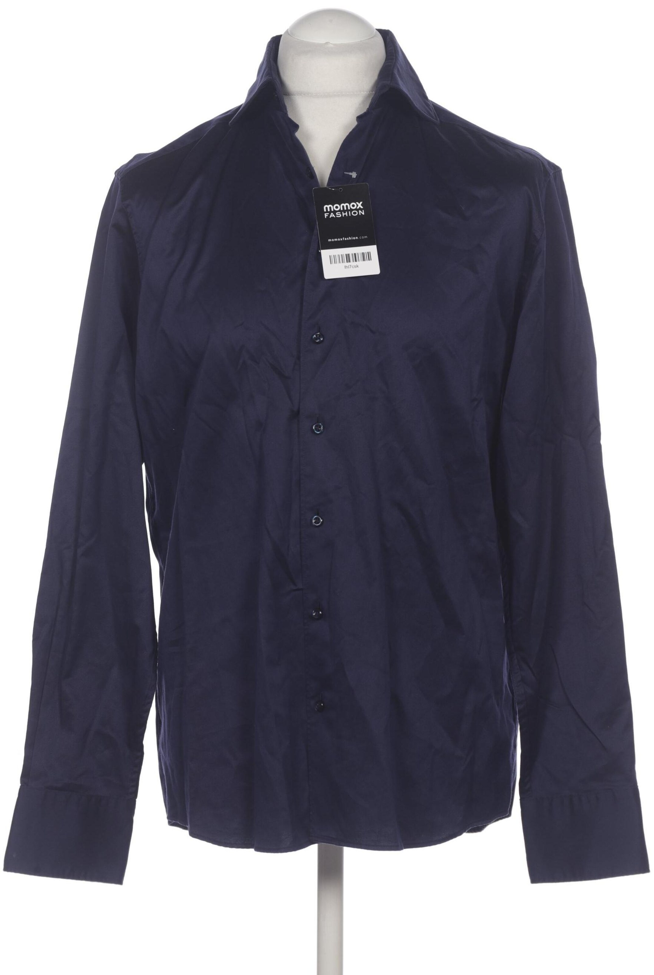 ETERNA Button Up Shirt in M in Blue: front