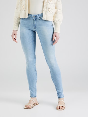 REPLAY Skinny Jeans 'NEW LUZ' in Blauw: voorkant