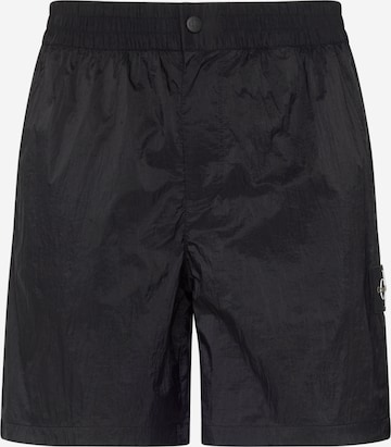 Calvin Klein Jeans Loosefit Shorts in Schwarz: predná strana