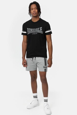 T-Shirt 'CREICH' LONSDALE en noir