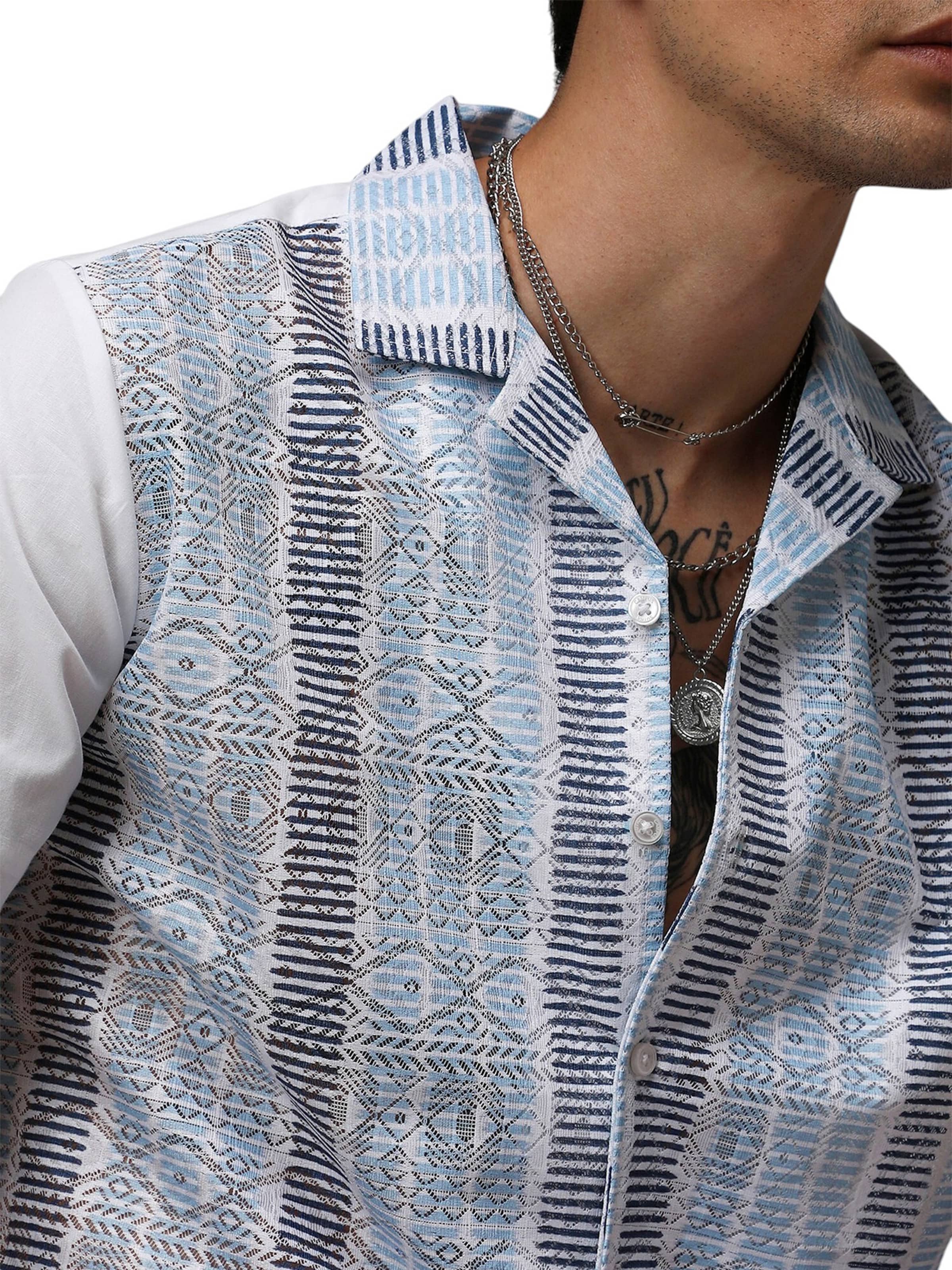 Campus Sutra Regular fit Button Up Shirt 'Sydnie' in Mixed colours