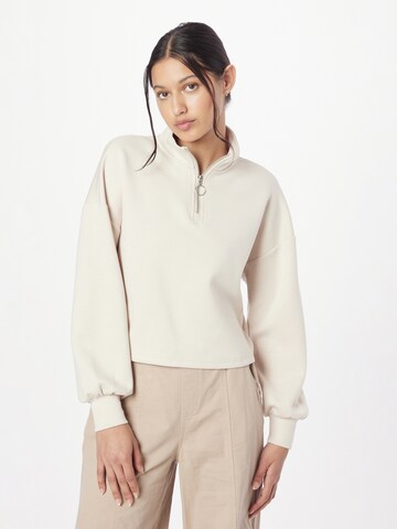 ONLY PLAY Athletic Sweatshirt in Beige: front