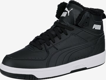 PUMA Sneakers hoog 'Rebound Joy' in Zwart: voorkant