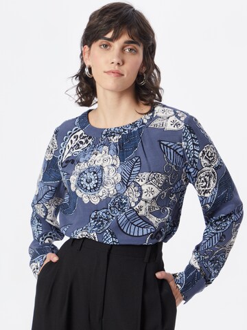 LIEBLINGSSTÜCK Bluse 'Reli' in Blau: Vorderseite