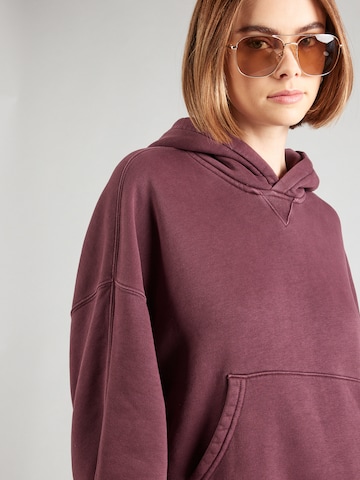 Abercrombie & Fitch Sweatshirt 'ESSENTIAL EAST/WEST' in Red