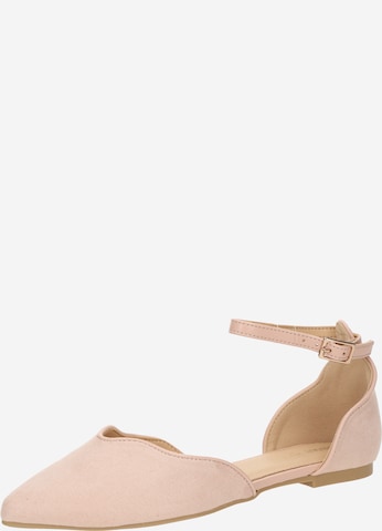 Ballerines 'Dilana' ABOUT YOU en rose : devant