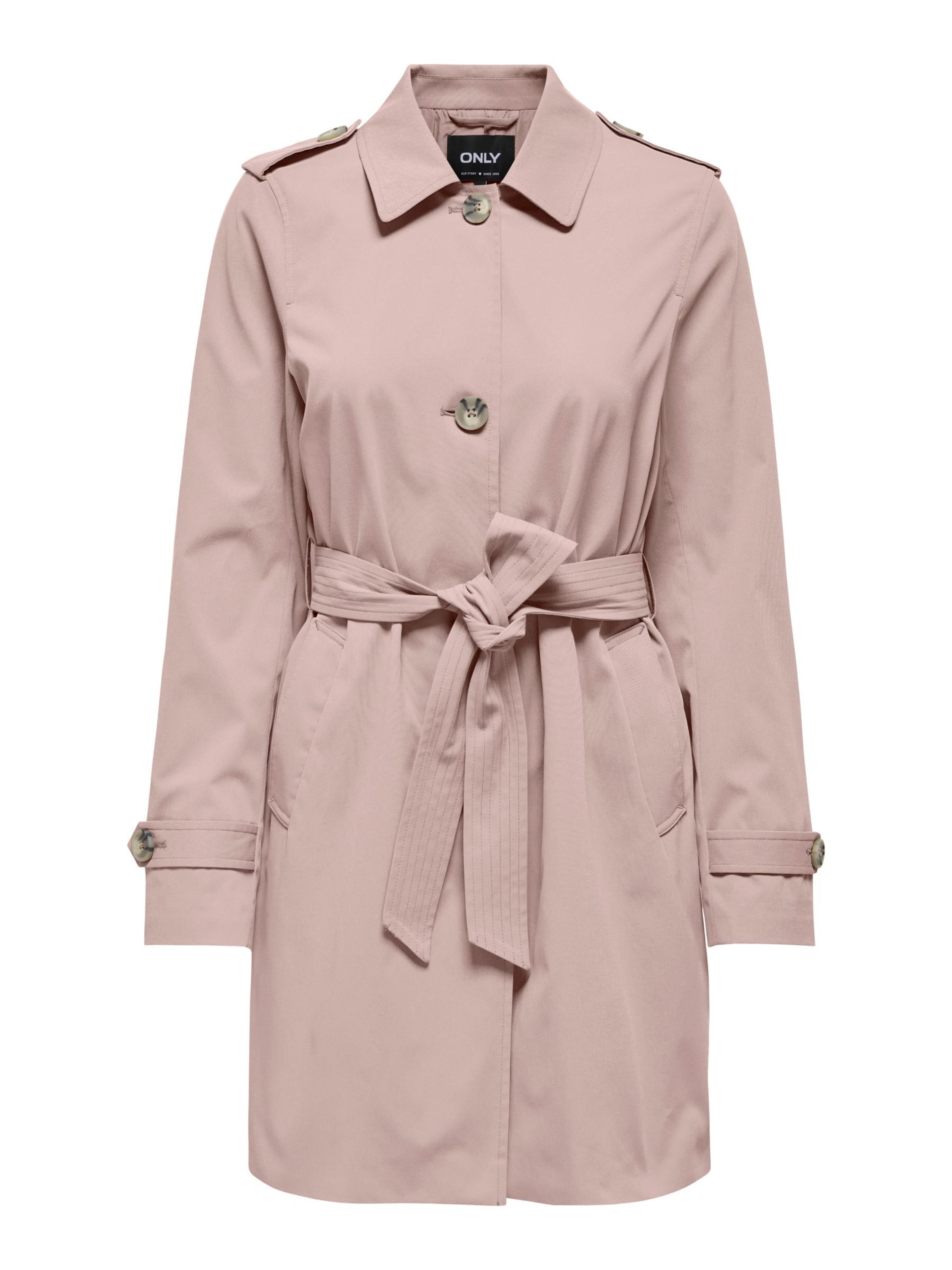 ONLY Overgangsfrakke 'ONLDISA' i pink: forside