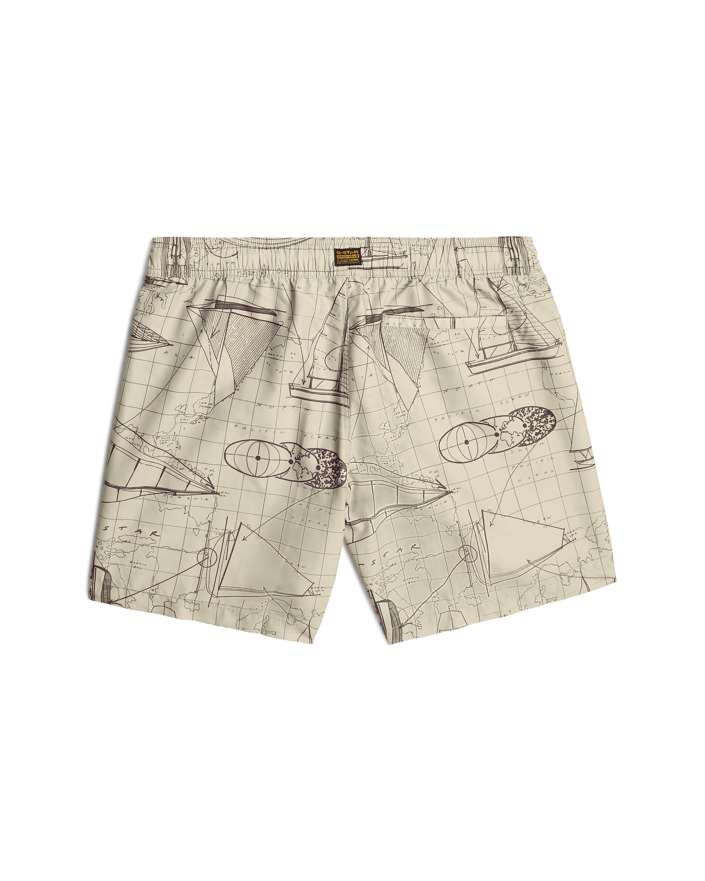 G-STAR Swim shorts - 'Dirik AO Swimshorts' in Beige