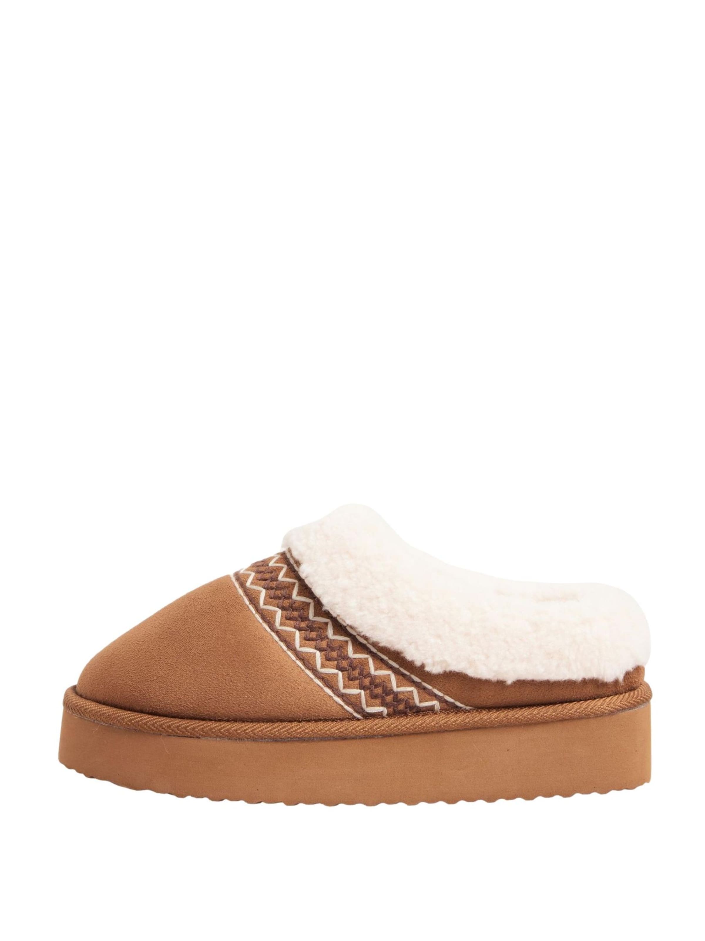 Friends Like These Тапки в Коричневый: спереди