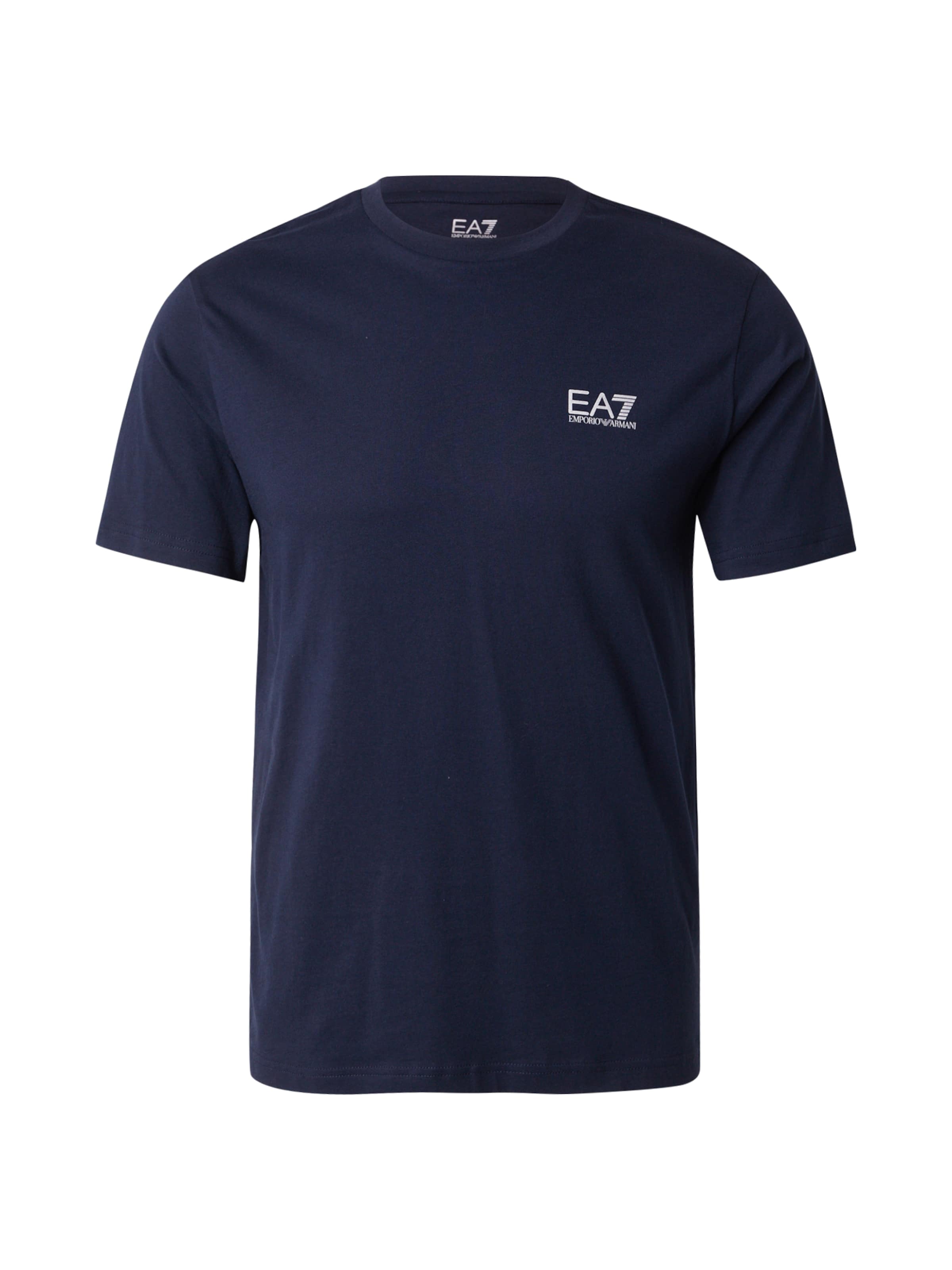 EA7 Emporio Armani Shirt in Blauw: voorkant