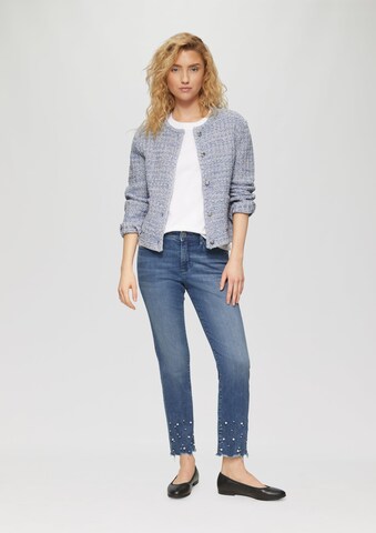 s.Oliver Knit cardigan in Blue