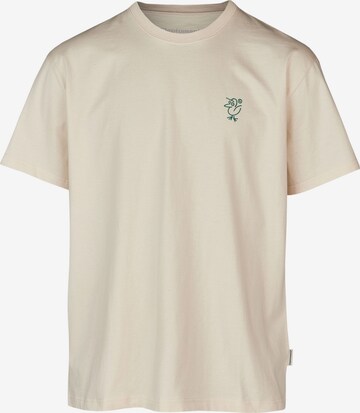 Cleptomanicx T-Shirt 'Sketch Gull' in Beige: predná strana