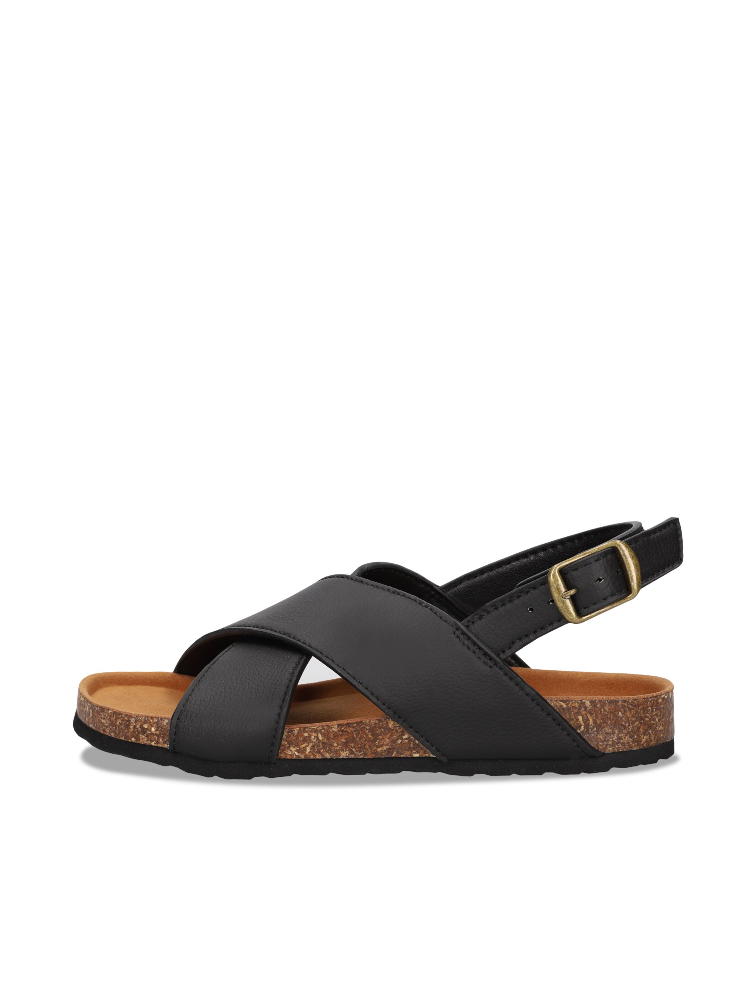 nae Vegan Shoes Sandal 'Lanta' in Black: front