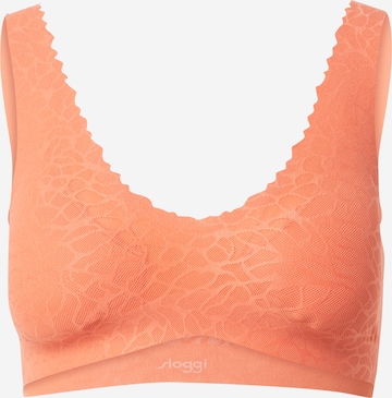 SLOGGI Bra 'Zero Feel Lace 2.0' in Red: front