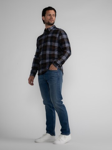 Petrol Industries - Ajuste regular Camisa 'Katmai' en marrón