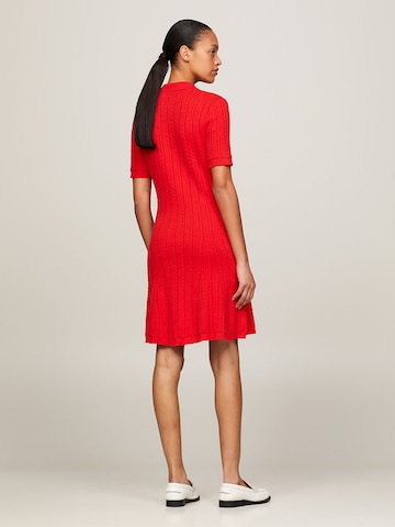 TOMMY HILFIGER Knitted dress in Red