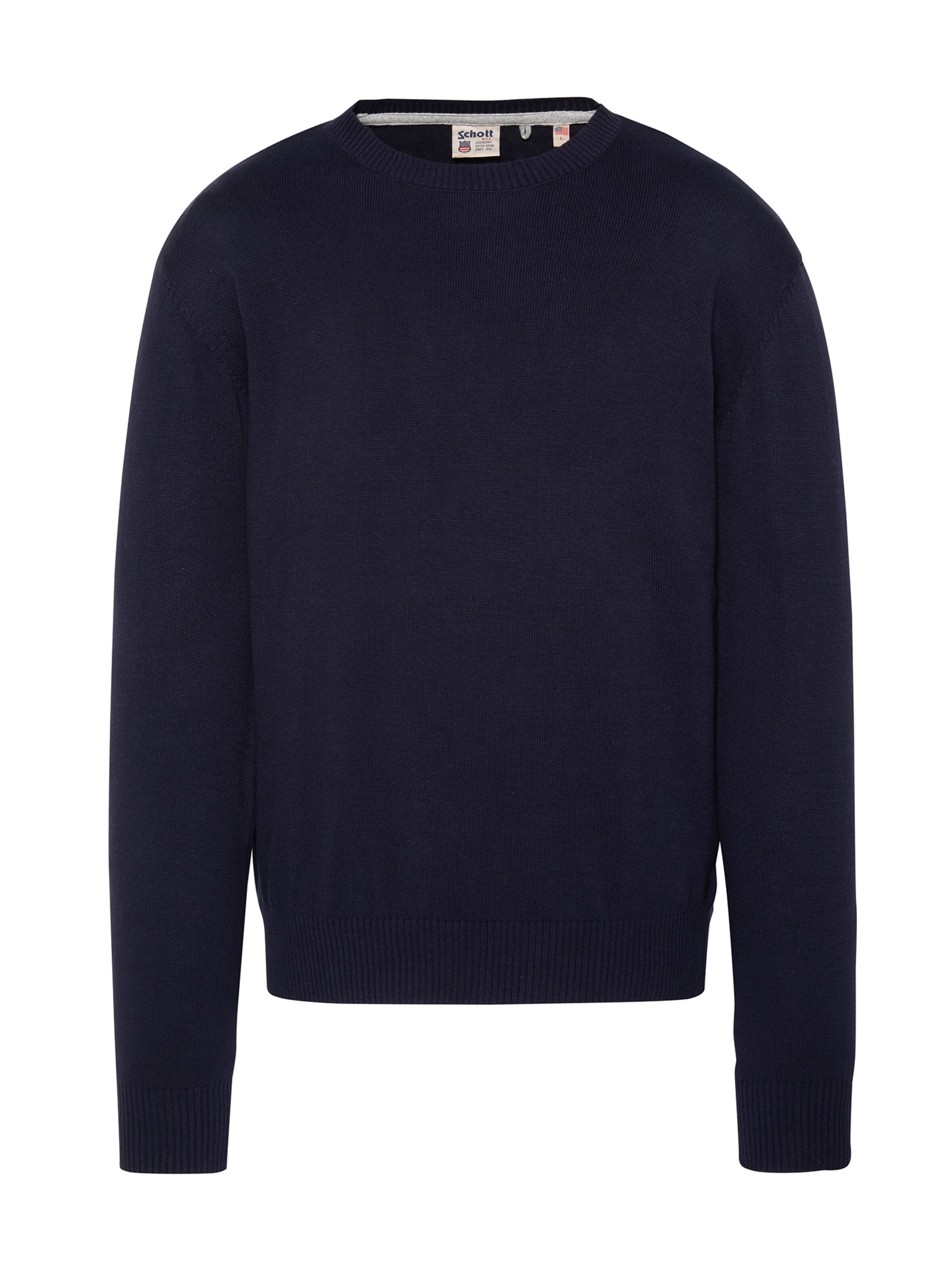 Schott NYC Pullover‌‌ in Blau: Vorderseite