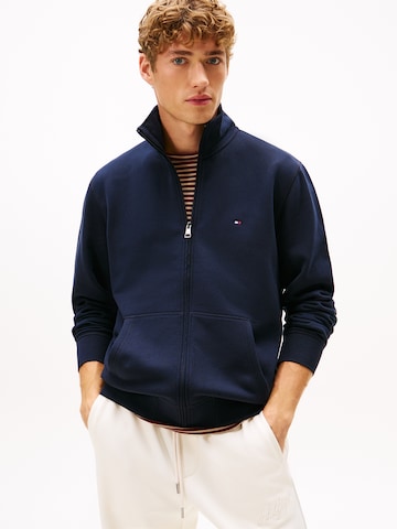 TOMMY HILFIGER - Sudadera con cremallera 'ESSENTIAL' en azul: frente