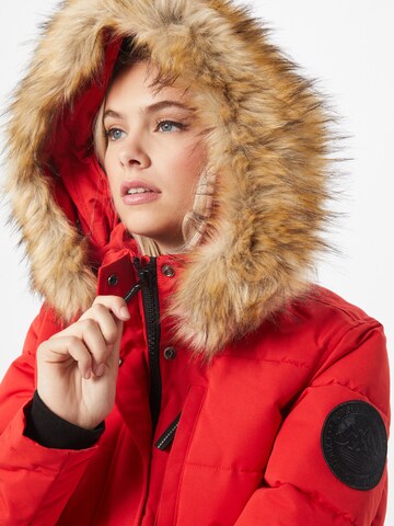 Superdry - Casaco de inverno 'Everest' em vermelho