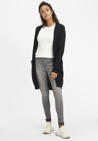 Oxmo Knit Cardigan 'Neli' in Black