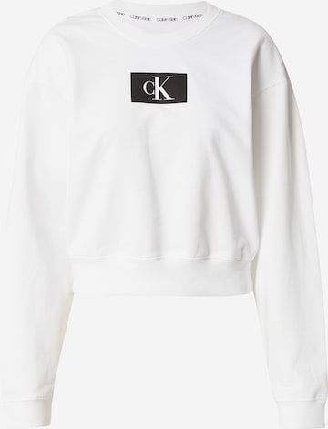 Calvin Klein Underwear Sweatshirt in Wit: voorkant