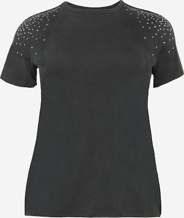 ONLY Carmakoma Shirt 'Miko' in Black: front