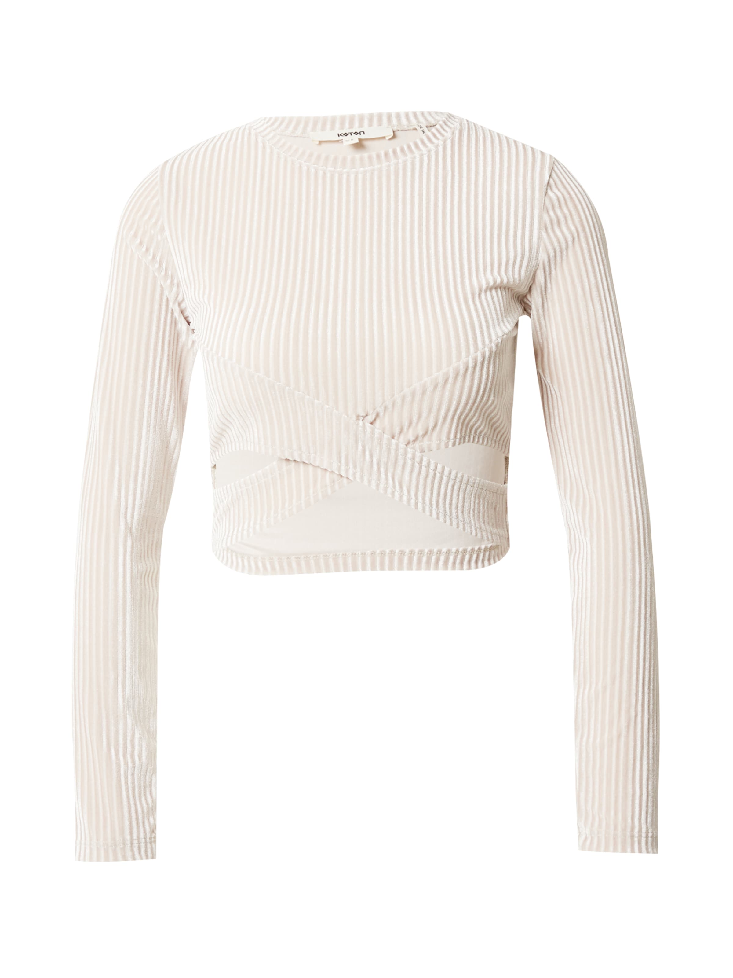 Koton Μπλουζάκι σε μπεζ: μπροστά