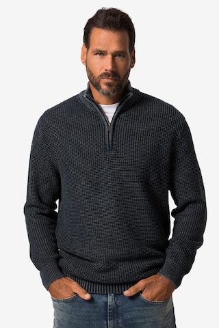 JP1880 Pullover in Schwarz: predná strana