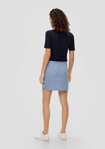 s.Oliver Skirt in Blue: back