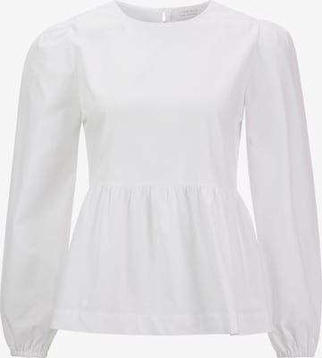 Rich & Royal Blouse in White: front