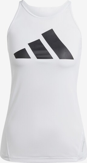 ADIDAS PERFORMANCE Sporttop 'Run It' in de kleur Zwart / Wit, Productweergave