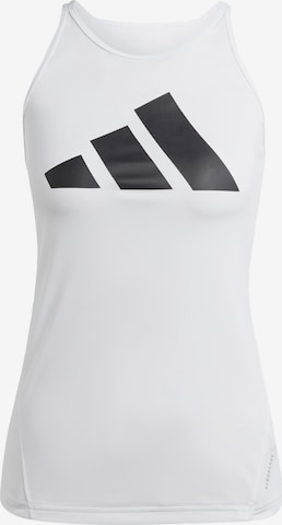 ADIDAS PERFORMANCE Sporttop 'Run It' in Wit: voorkant