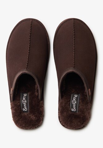 Pantoufle Superdry & Co en marron
