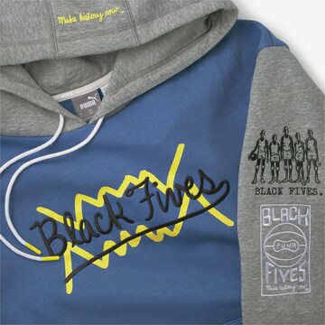 PUMA Sportsweatshirt 'Black Fives' in Blauw