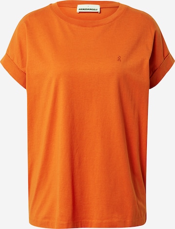 ARMEDANGELS قميص 'IDAA' بلون برتقالي: الأمام