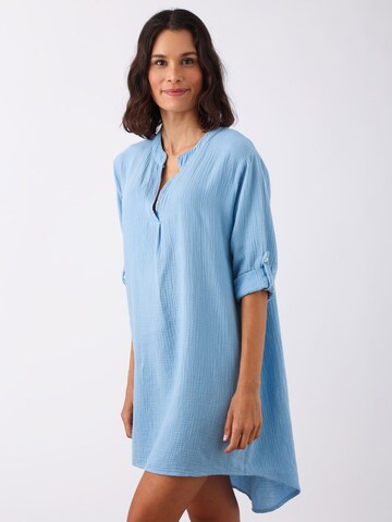 Zwillingsherz Tunic 'Amelie' in Blue: front