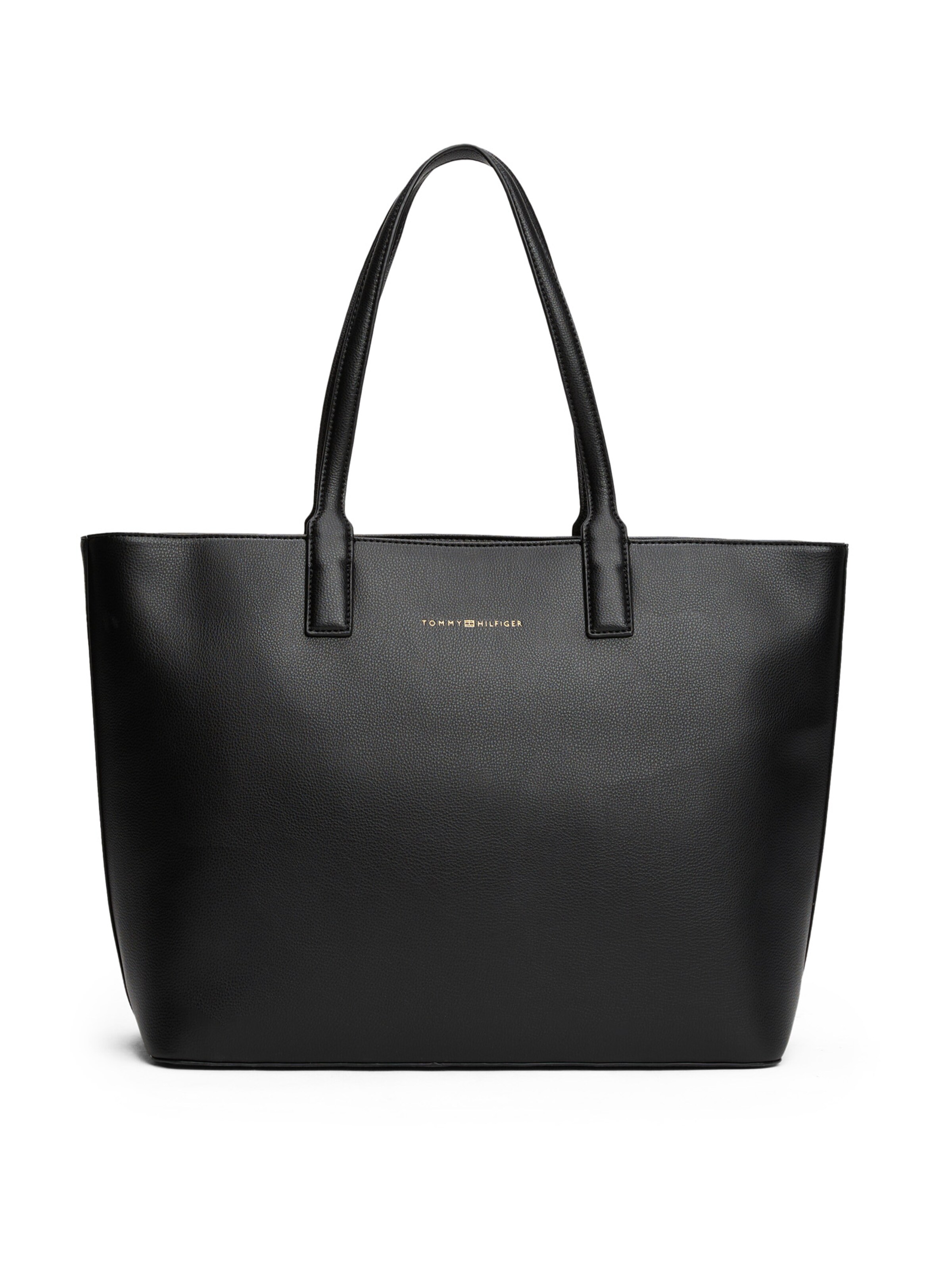 Plase de cumpărături de la TOMMY HILFIGER pe negru: față