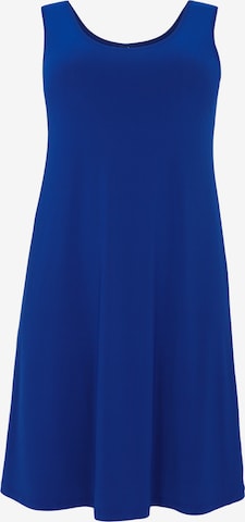 Yoek Dress in Blue: front