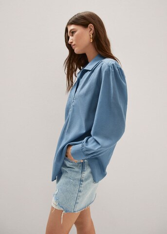 MANGO Blouse 'Aoza' in Blue