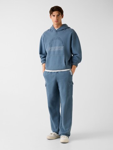 GUESS Regular Cargohose in Blau