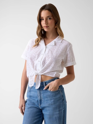 Chemisier 'Sharon' GUESS en blanc : devant