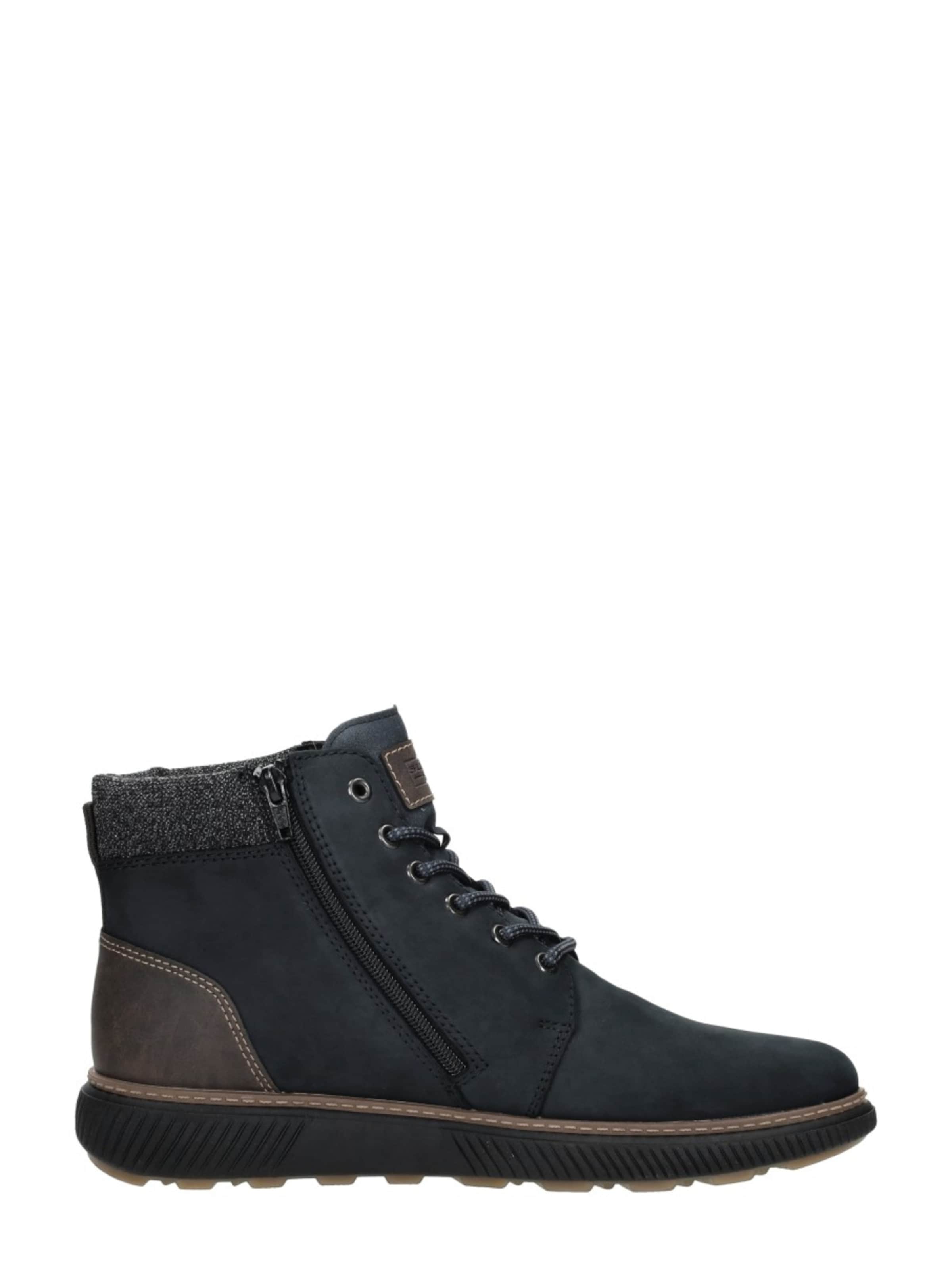 Rieker Veterlaarzen 'Veterschoenen Hoog' in Blauw