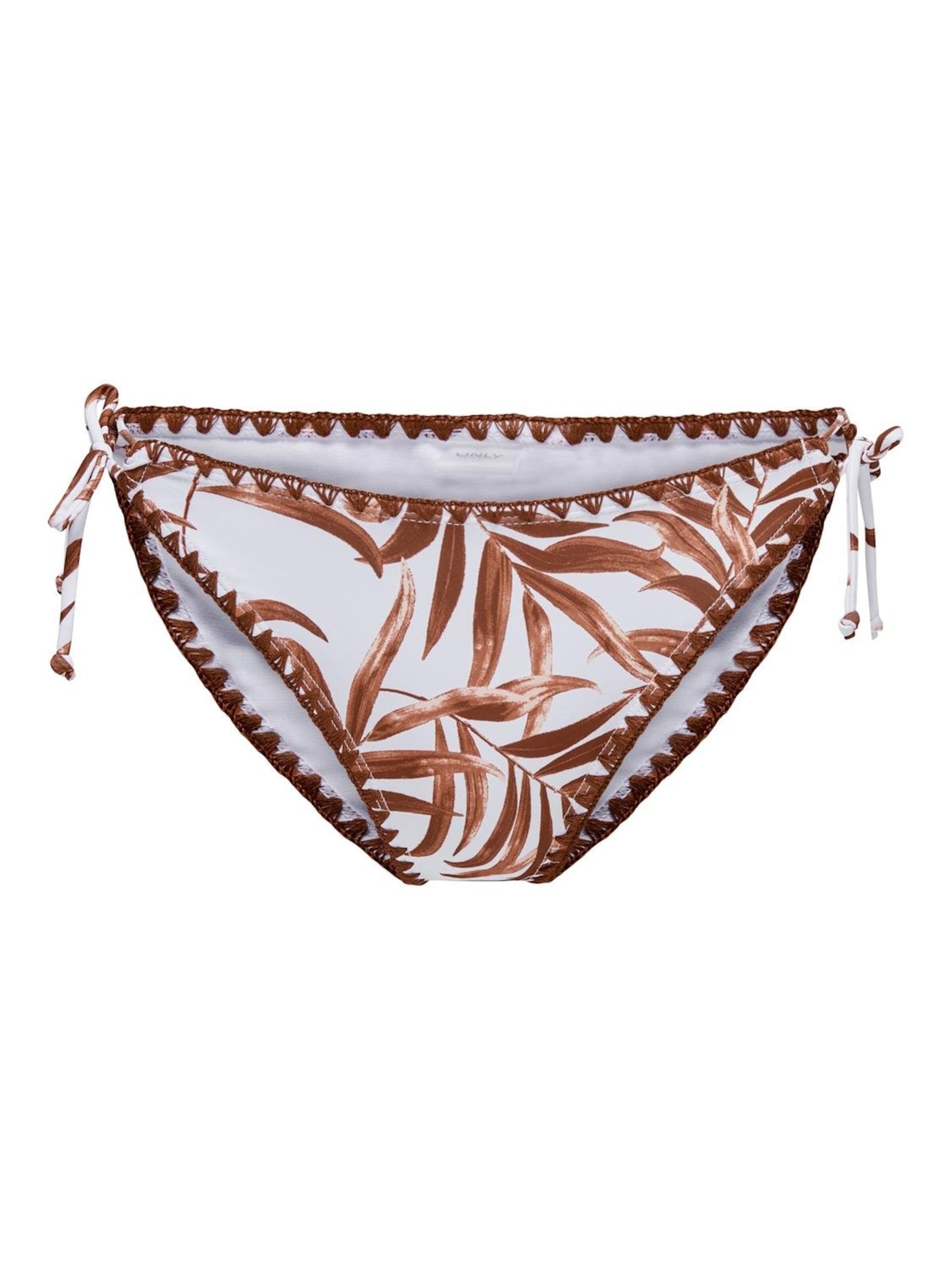 ONLY Bikinibroek 'Tricia' in de kleur Bruin / Cappuccino / Wit, Productweergave