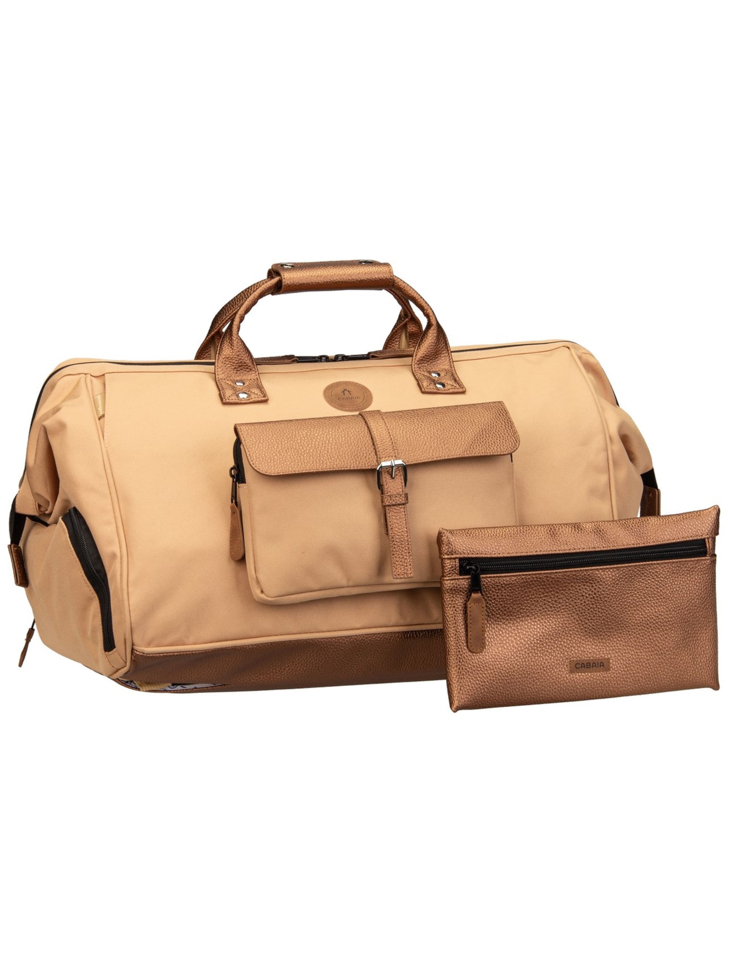 Cabaia Sports Bag ' Adventurer Sporty Small ' in Brown: front