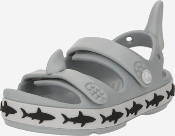 Crocs Отворени обувки 'Crocband Cruiser' в сиво: отпред