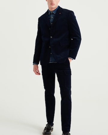 Coupe slim Pantalon cargo WE Fashion en bleu